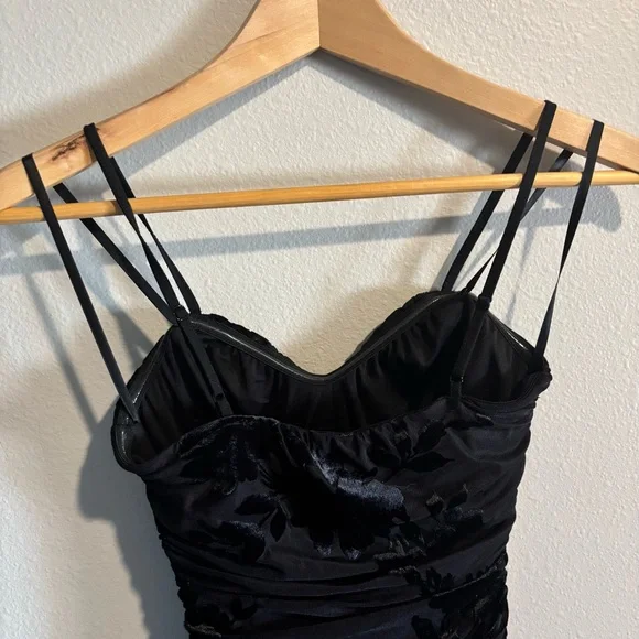 BCX Black Ruched Mini HOMECOMING/cocktail Dress Size XS - Picture 10 of 13